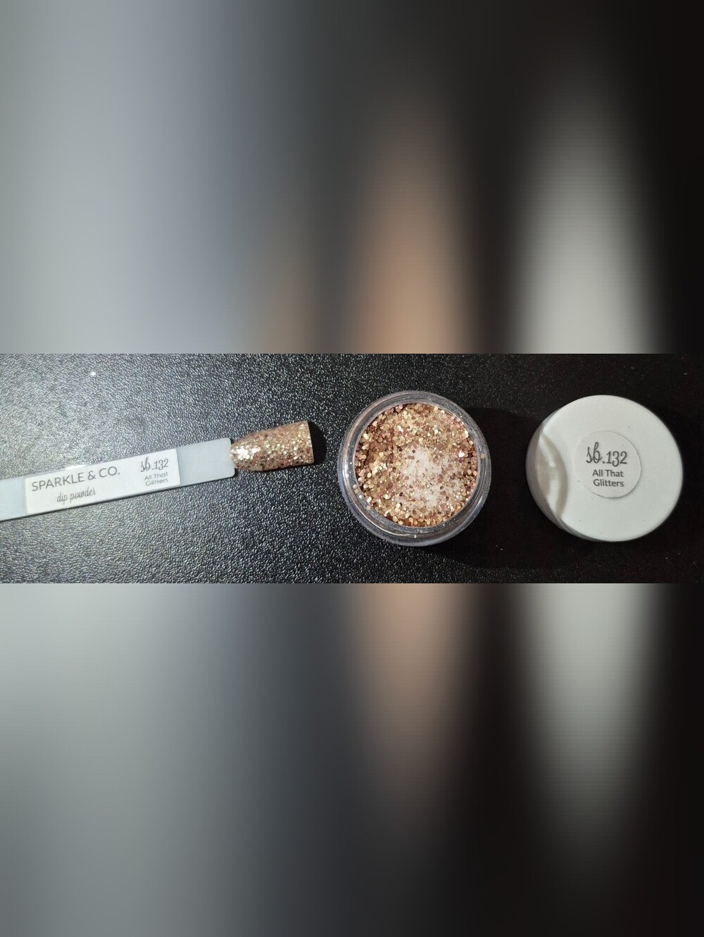 Sparkle & Co. Sb.132 "All That Glitters" Gold Chunky Glitter Dip Powder